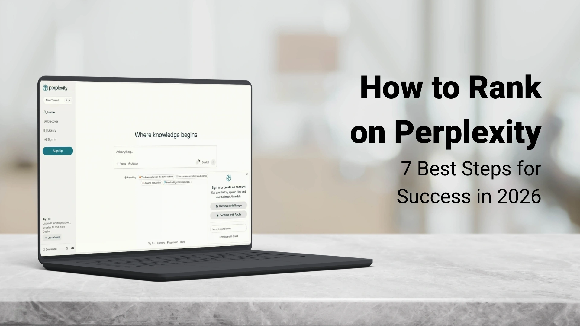 How to rank on perplexity